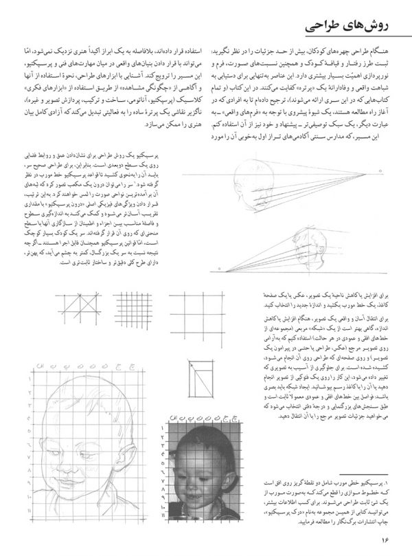 طراحی چهره کودک